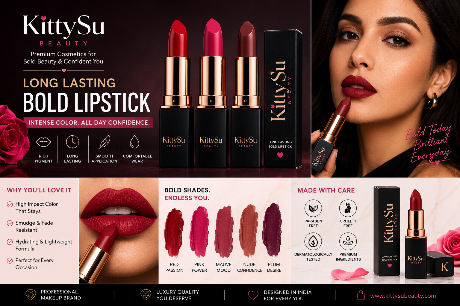 Glossy Lip Combo | KittySu Beauty - classifiedindus.in