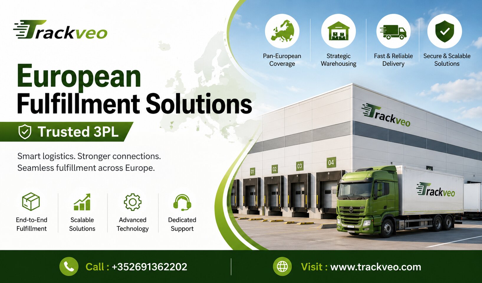 #1 European Fulfillment Solutions | Trusted 3PL | Trackveo