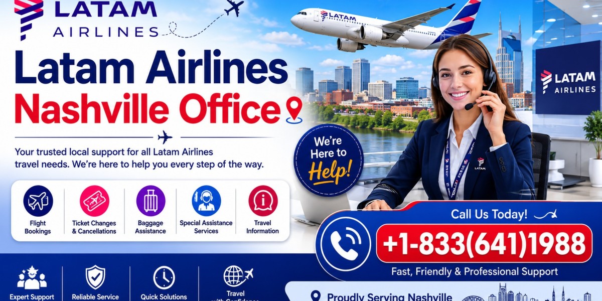 +1-833(641)1988 Latam Airlines Nashville Office
