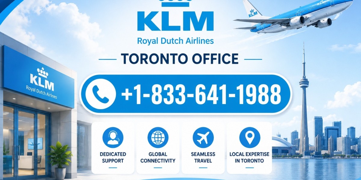 +1-833-641-1988 KLM Airlines Toronto Office