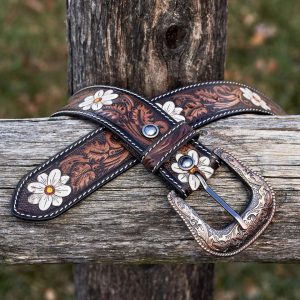 Tooled Leather Western Belt | Premium Western Belts
