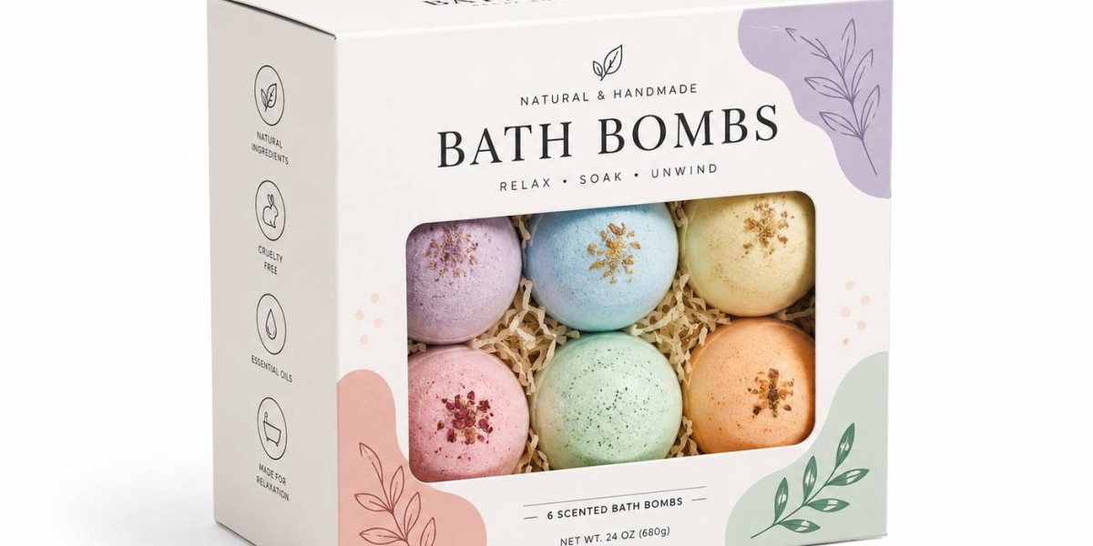 Custom Bath Bomb Packaging by Soap Boxes Wholesale
