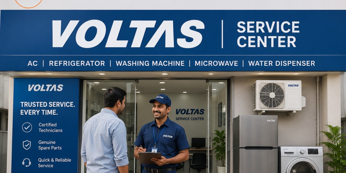 What services are available at the Voltas Service Center by Dial Service?