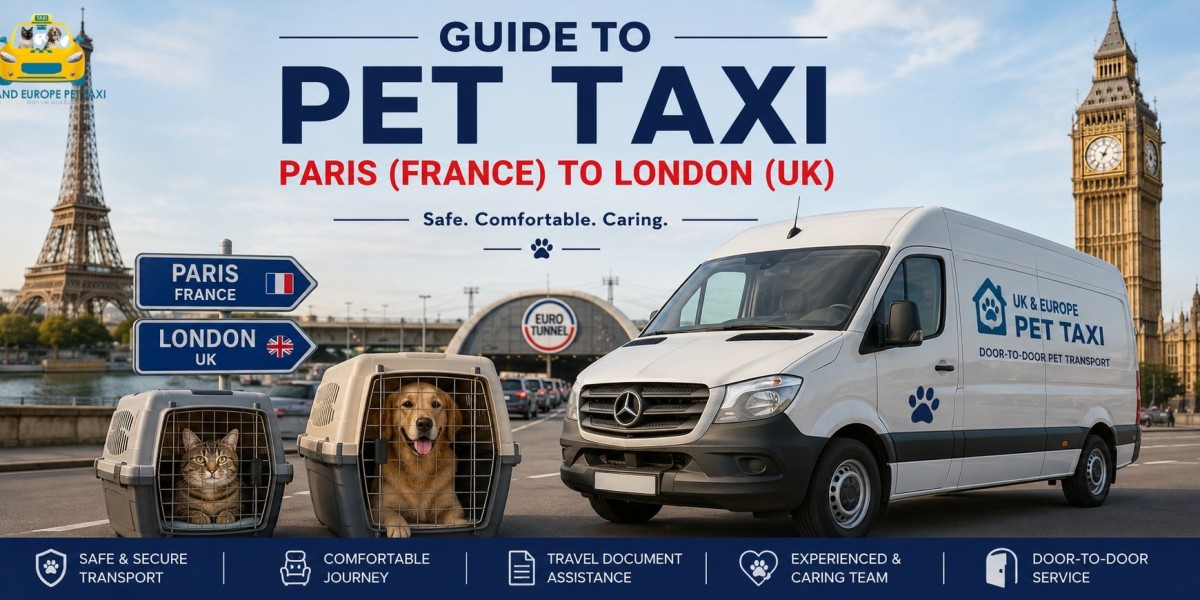 Guide to Pet Taxi Travel from Paris (France) to London (UK)