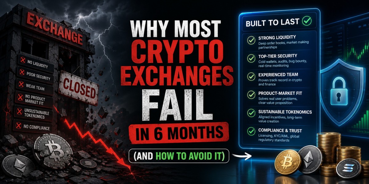 Why most crypto exchanges fail in 6 months (and how to avoid it)