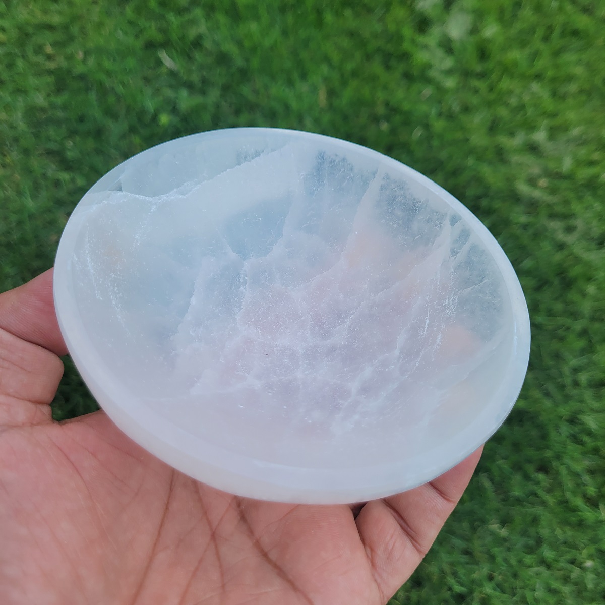 Selenite Bowl Medium - Premier Halite Inc.
