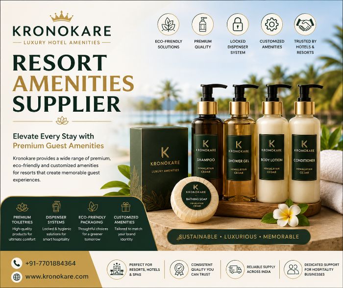 Resort amenities supplier Kronokare - Delhi, India