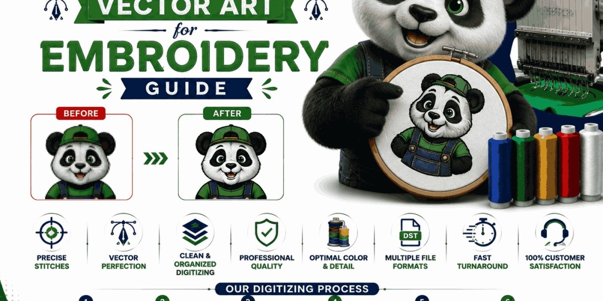 Professional Digitizing Vector Art For Embroidery Guide