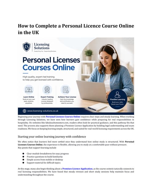 How to Complete a Personal Licence Course Online in the UK.pdf