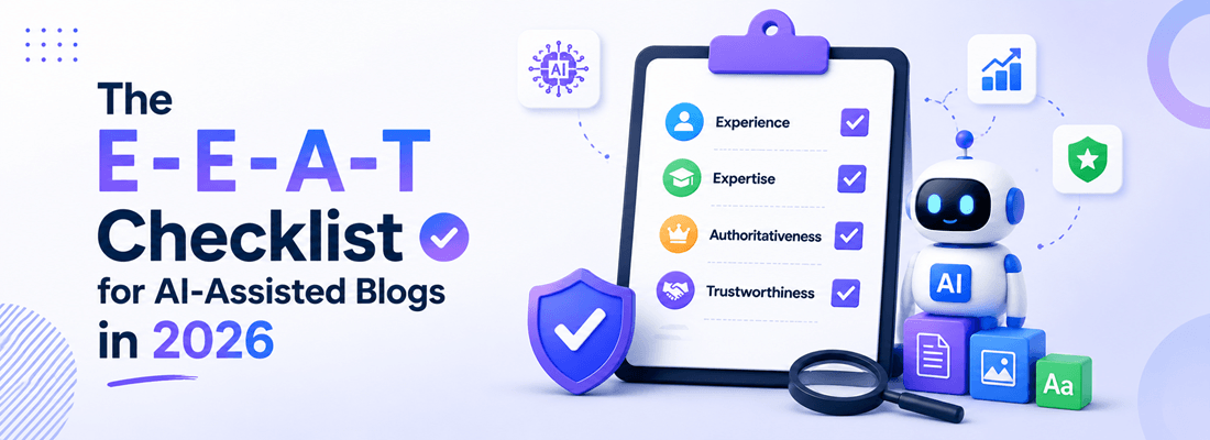 E-E-A-T Checklist for AI Blogs in 2026