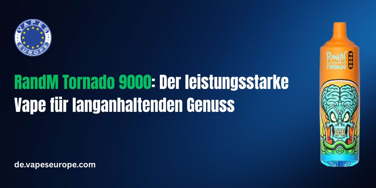 RandM Tornado 9000: Der leistungsstarke Vape für langanhaltenden Genuss