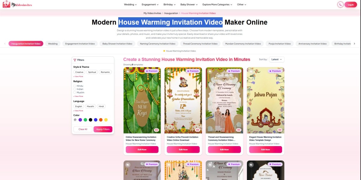 House Warming Invitation Video
