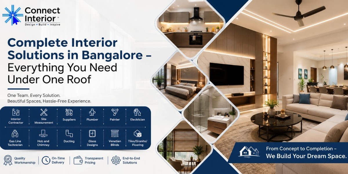 Complete Interior Solutions in Bangalore – Everything You Need Under One Roof