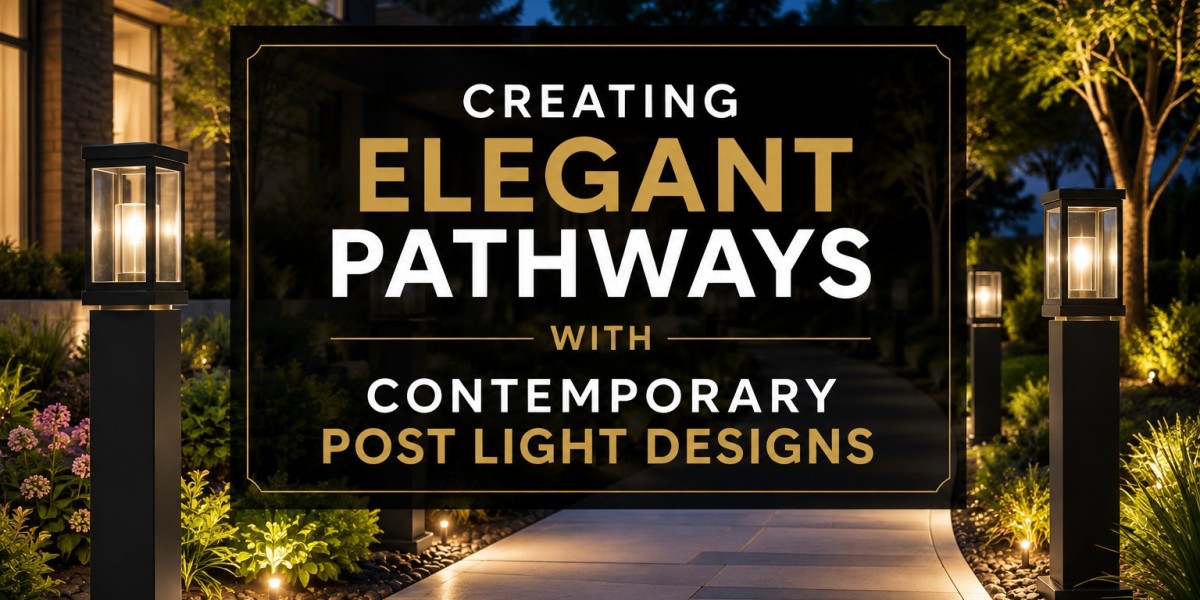Creating Elegant Pathways with Contemporary Post Light Designs