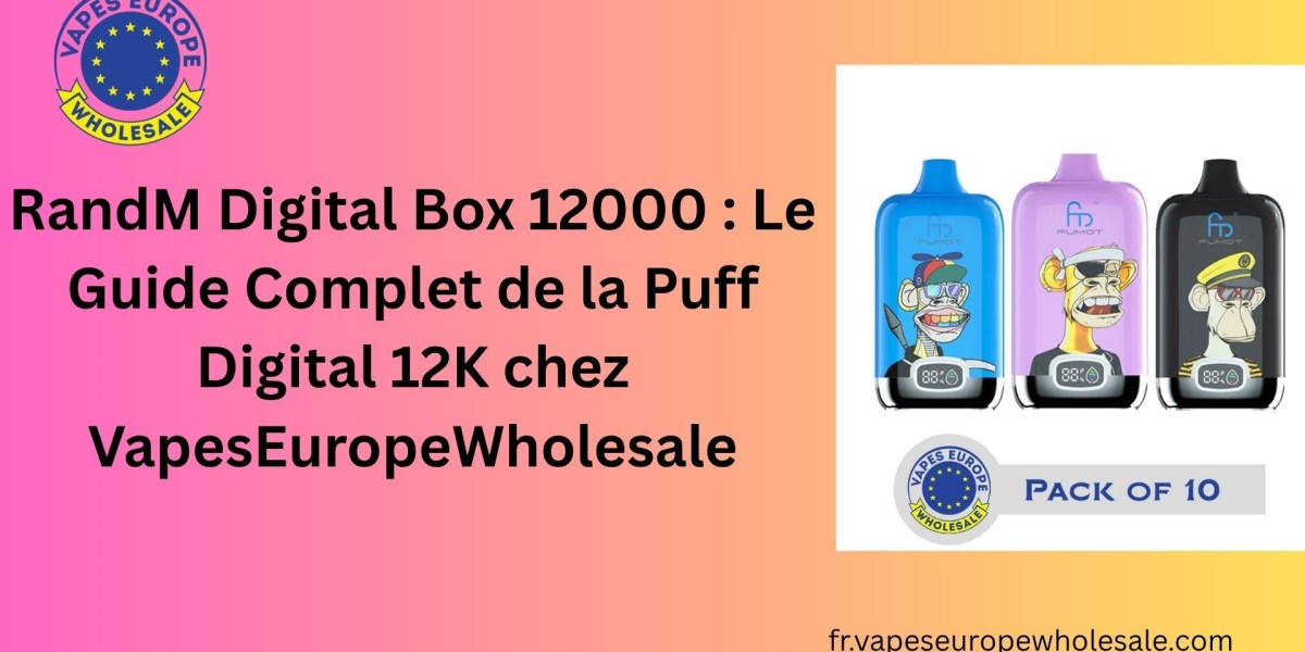 RandM Digital Box 12000 : Le Guide Complet de la Puff Digital 12K chez VapesEuropeWholesale