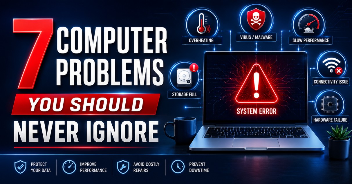 7 Computer Problems You Should Never Ignore