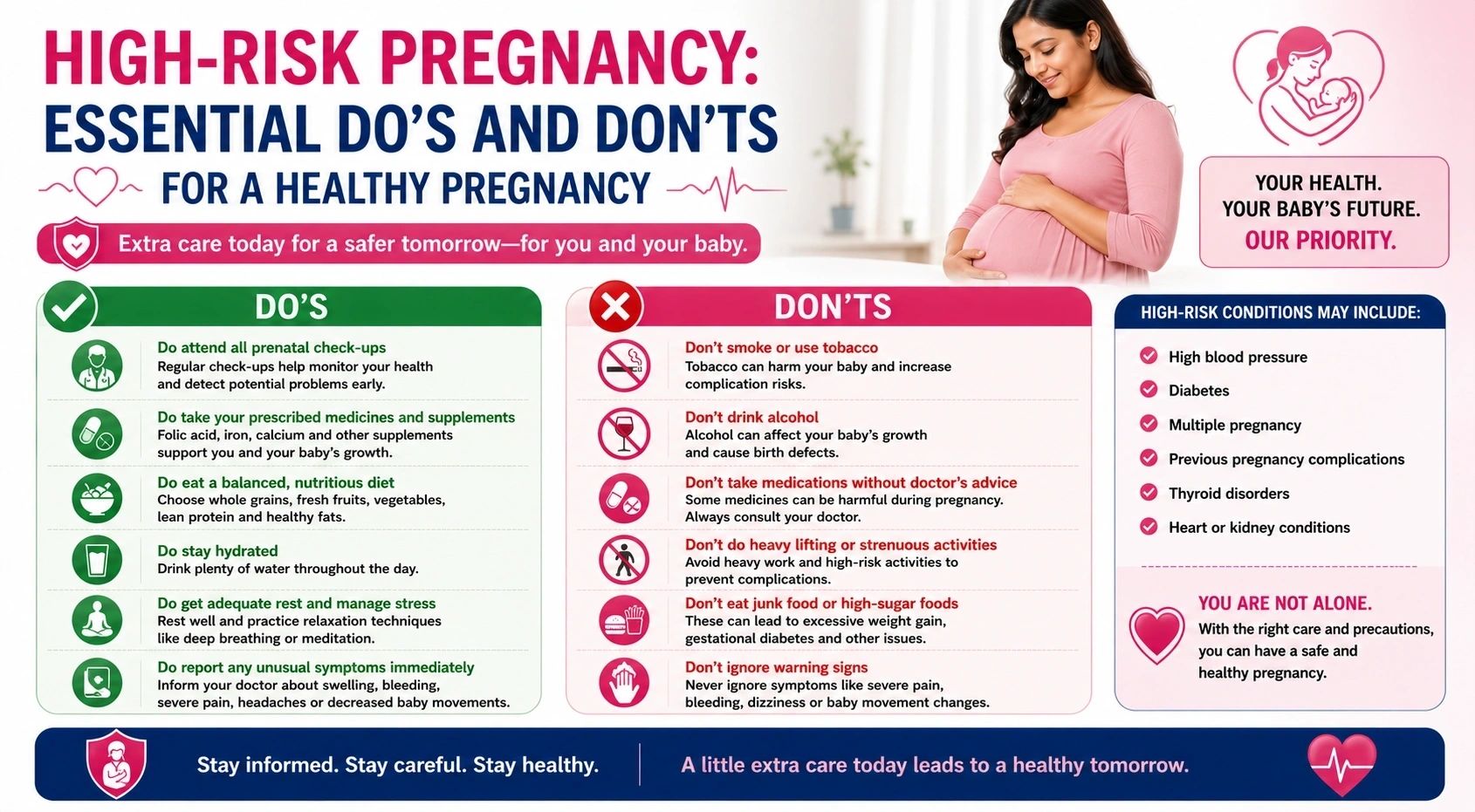 High-Risk Pregnancy: Essential Do's and Don'ts