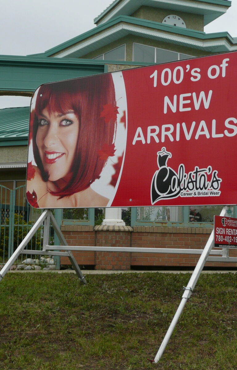 Durable Boulevard signs for long-term performance | Postcard Portables Canada