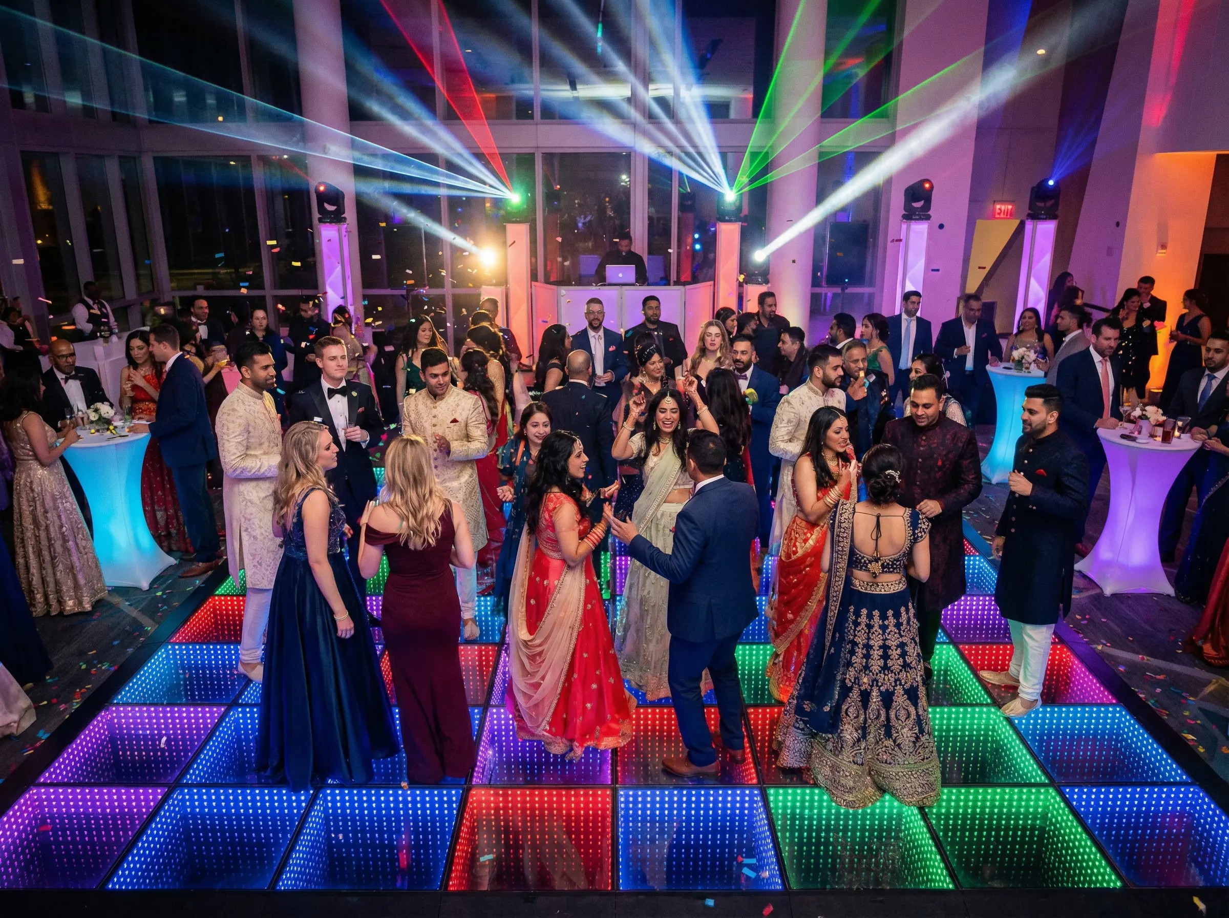 Why a Light-Up Dance Floor Creates an Unforgettable Wedding