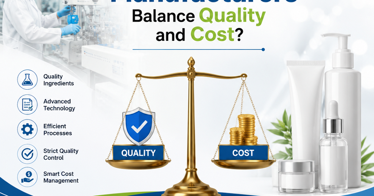 How Do Skin Products Manufacturers Balance Quality and Cost?