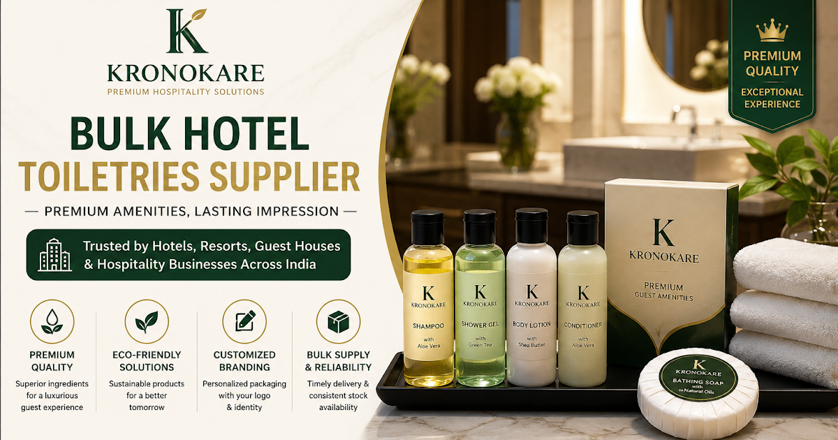 Hotel toiletries supplier in Delhi NCR - (होटल टॉयलेटरीज़ सप्लायर दिल्ली एनसीआर)