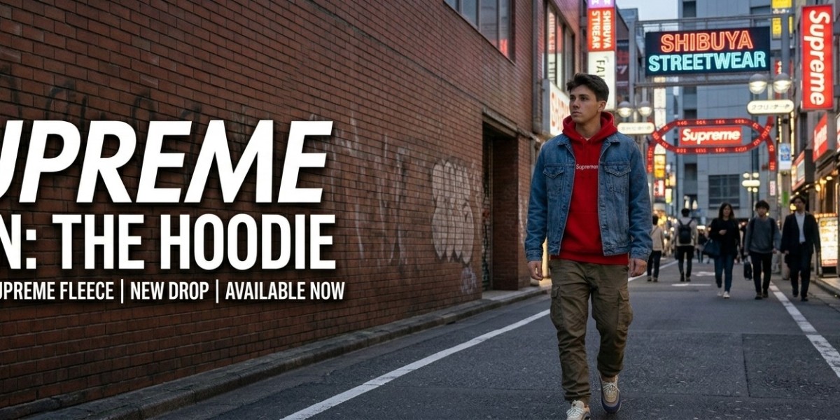 Supreme Classic Logo Hoodie – Heavyweight Cotton Pullover