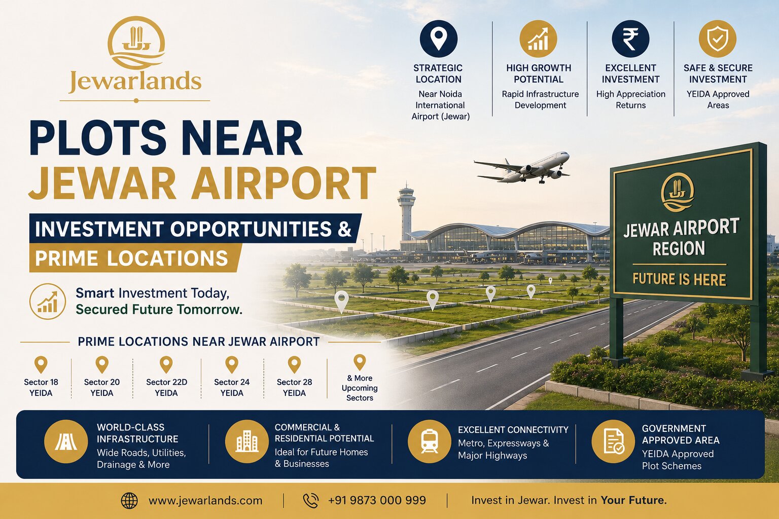 Plots Near Jewar Airport | Buy Property in Jewar | Guide