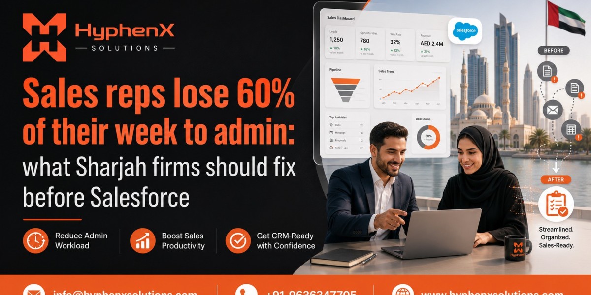 Sales reps lose 60% of their week to admin what Sharjah firms should fix before Salesforce