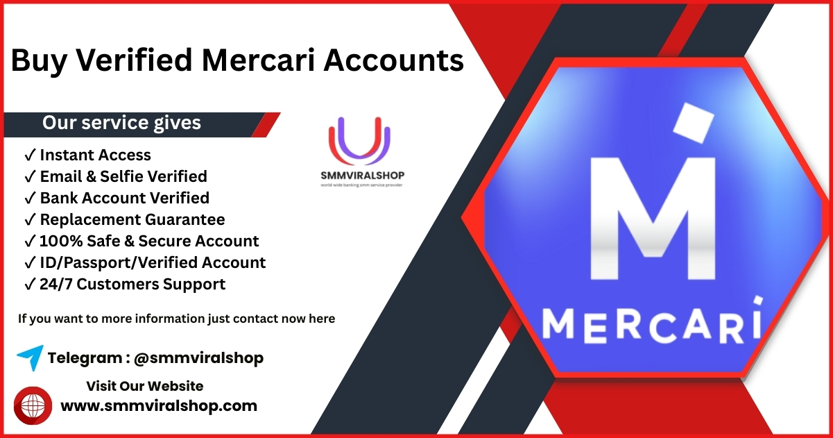Buy Verified Mercari Accounts - 100% Safe & Ready to Use