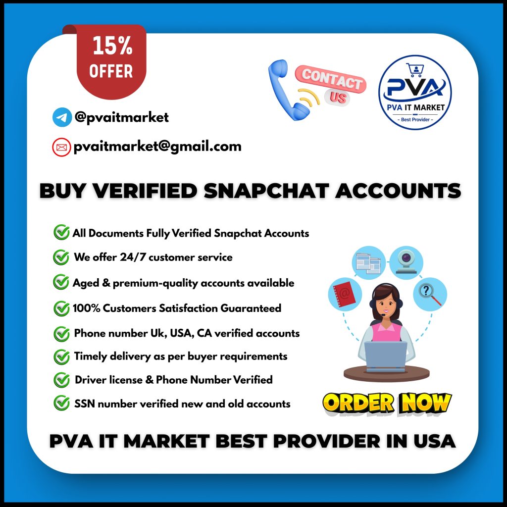 Buy Verified Snapchat Accounts -100 % Safe & Active Snapchat