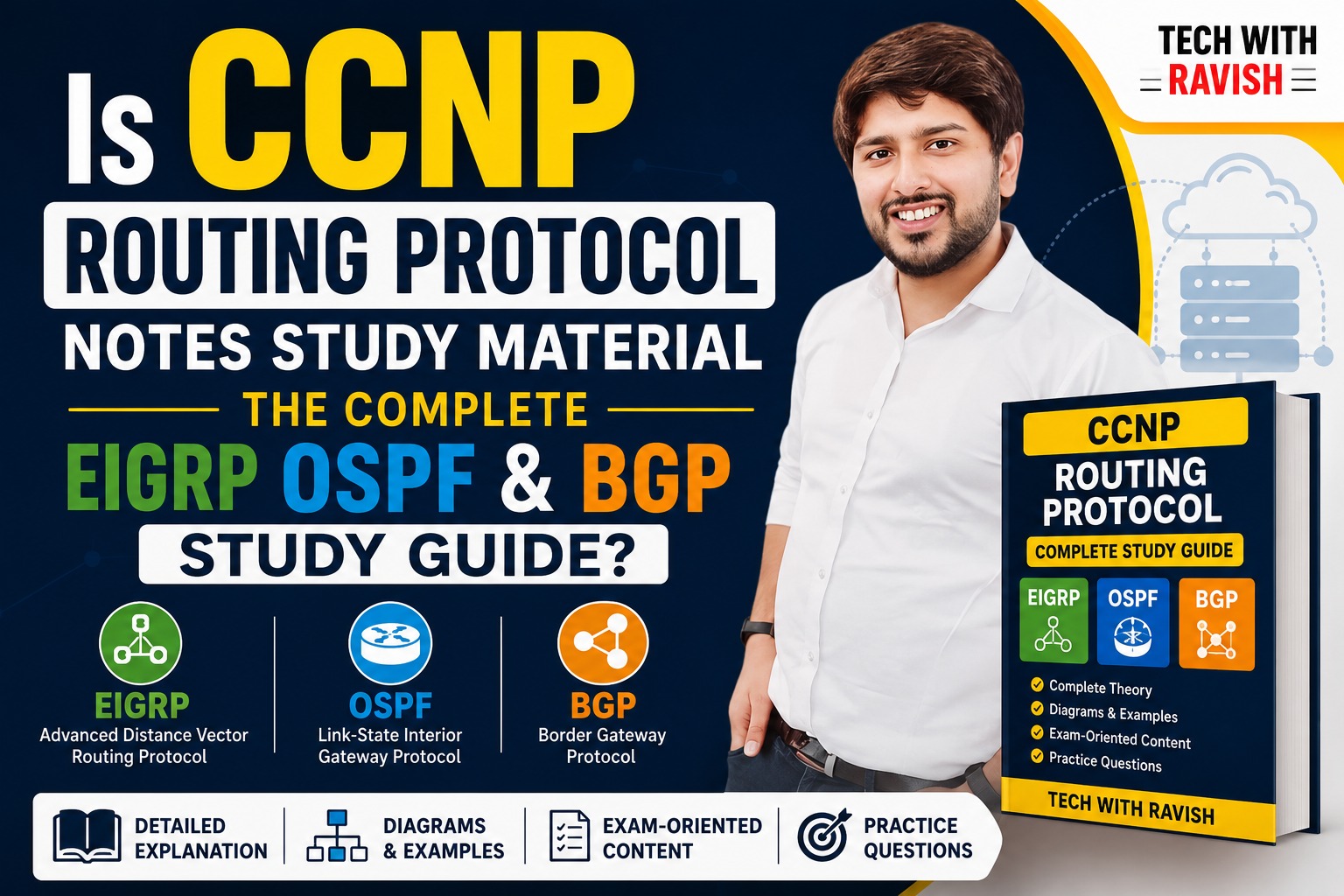 Is CCNP Routing Protocol Notes Study Material the Complete EIGRP OSPF & BGP Study Guide?