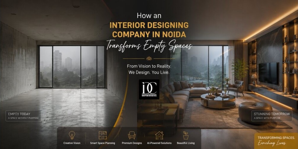 How an Interior Designing Company in Noida Transforms Empty Spaces