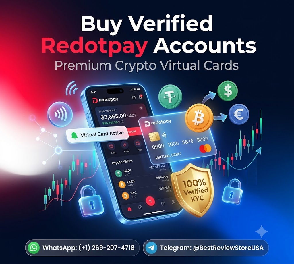 Buy Verified Redotpay Accounts | Fully KYC & Global Visa Card