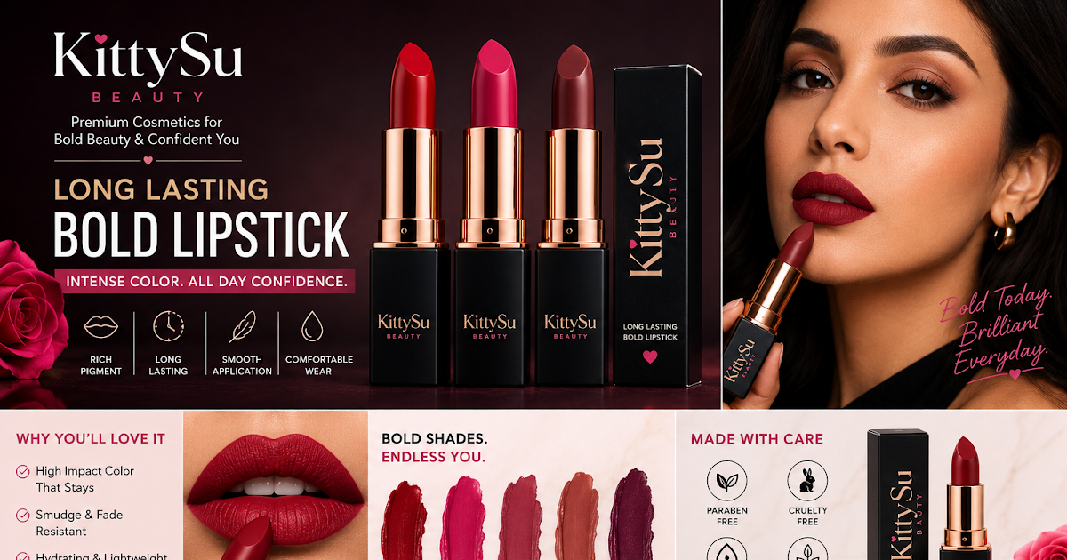 Long Lasting Black Lipstick | Best Long Lasting Lipstick Brands in India in 2026 | KittySu Beauty