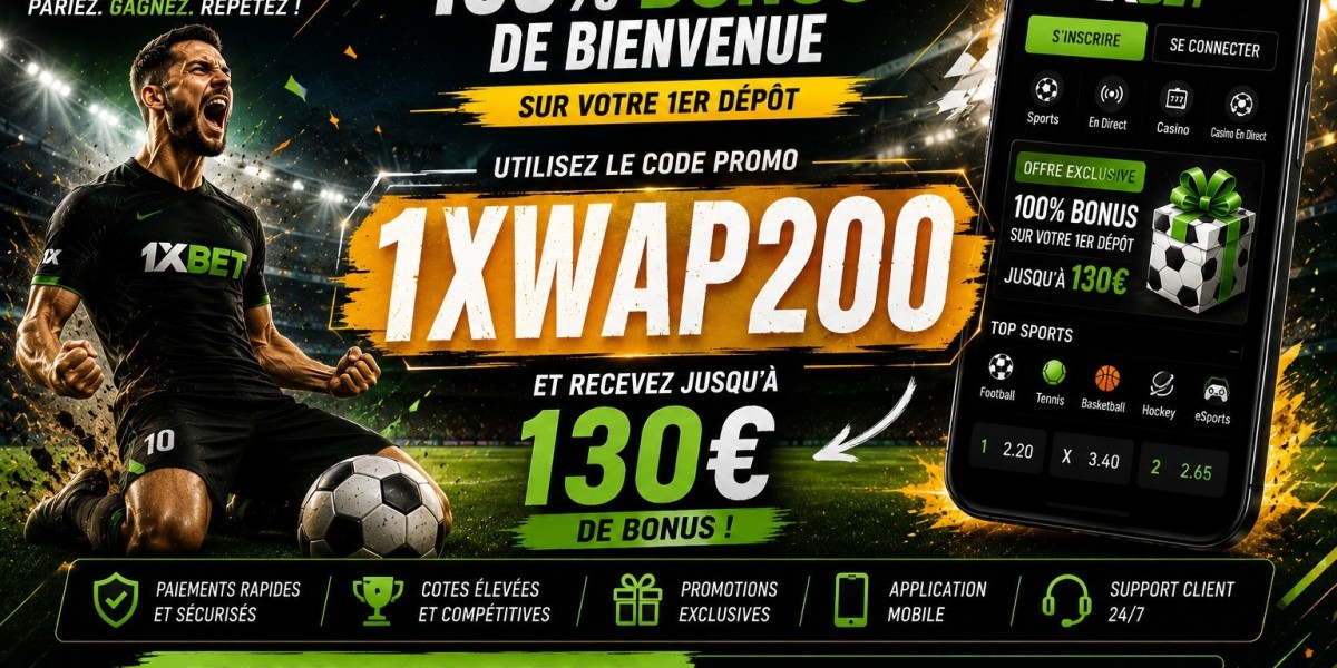 Code promo 1xBet : 1XLUNE – Bonus de 100 % jusqu’à 130 €