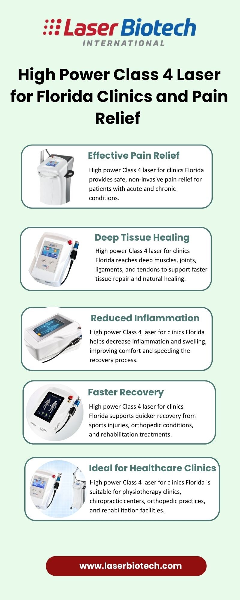 High Power Class 4 Laser for Florida Clinics and Pain Relief - Gifyu
