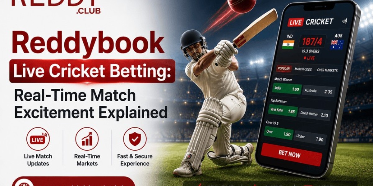 Reddybook Live Cricket Betting: Real-Time Match Excitement Explained