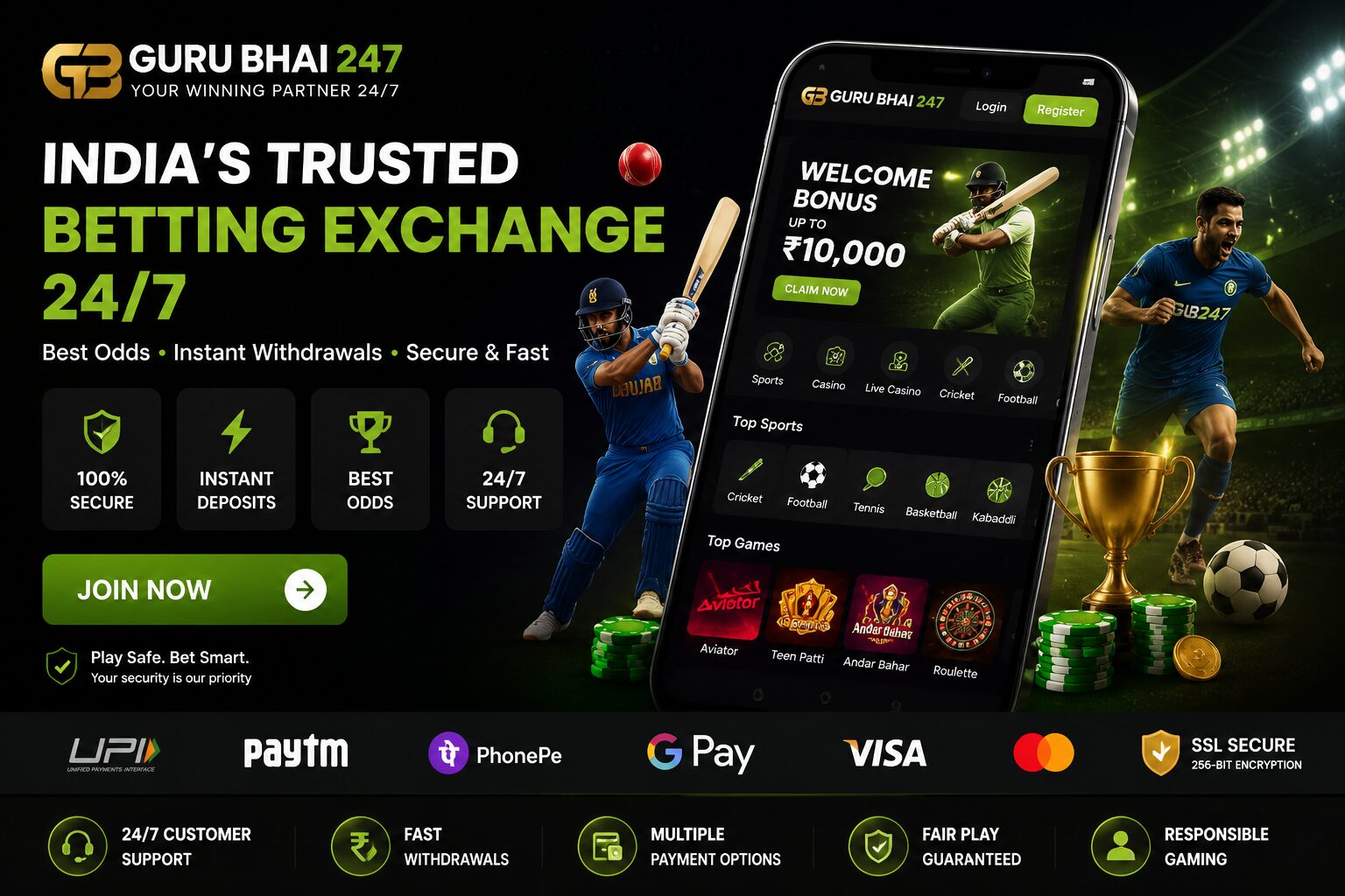 Gurubhai247 | Guru Bhai 247 login | Best Betting Platform