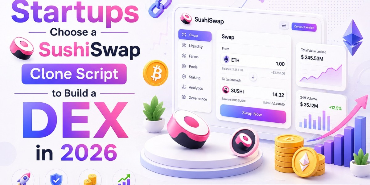 SushiSwap Clone Script – Build Your Own DeFi Exchange with Advanced Trading Features
