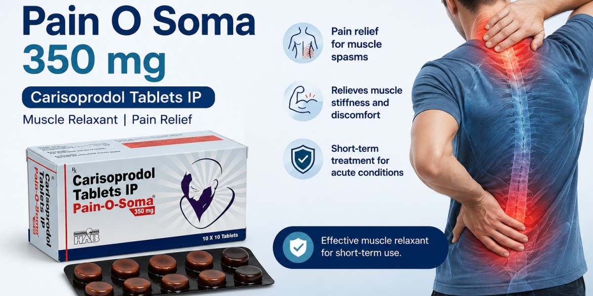 Pain O Soma 350 mg: Understanding Carisoprodol and Its Uses