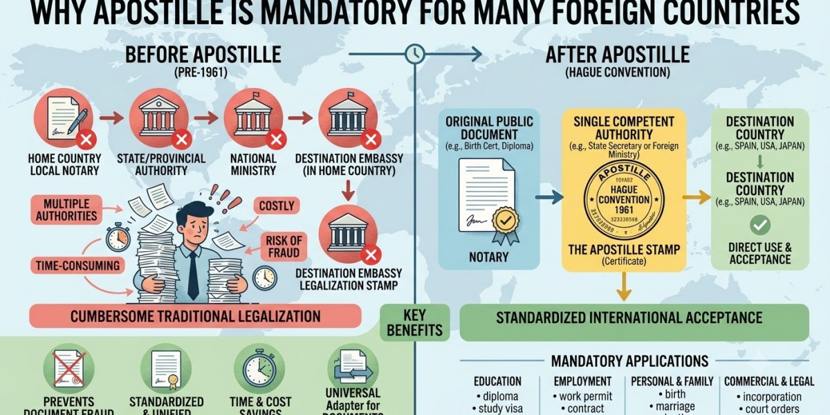 Why Apostille Is Mandatory for Many Foreign Countries
