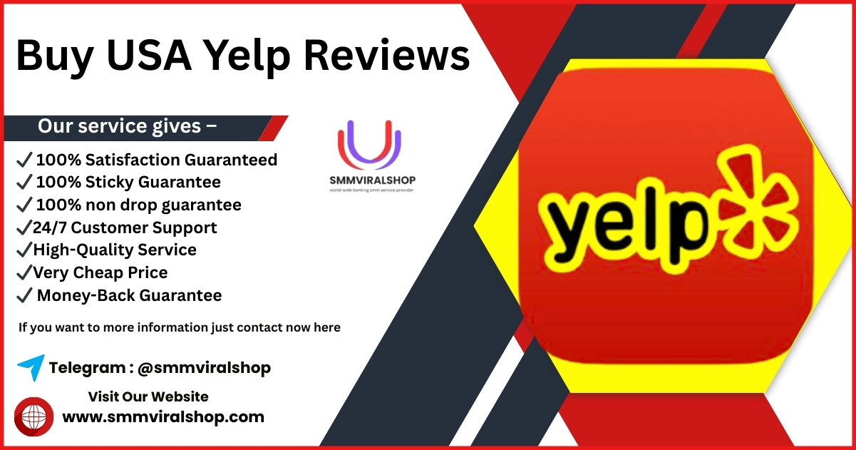 Buy USA Yelp Reviews - 100% Sticky Guarantee