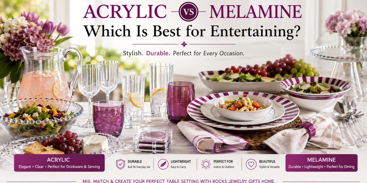 Acrylic vs. Melamine Tableware: Which Is Best | ROCKS Jewelry Gifts Home