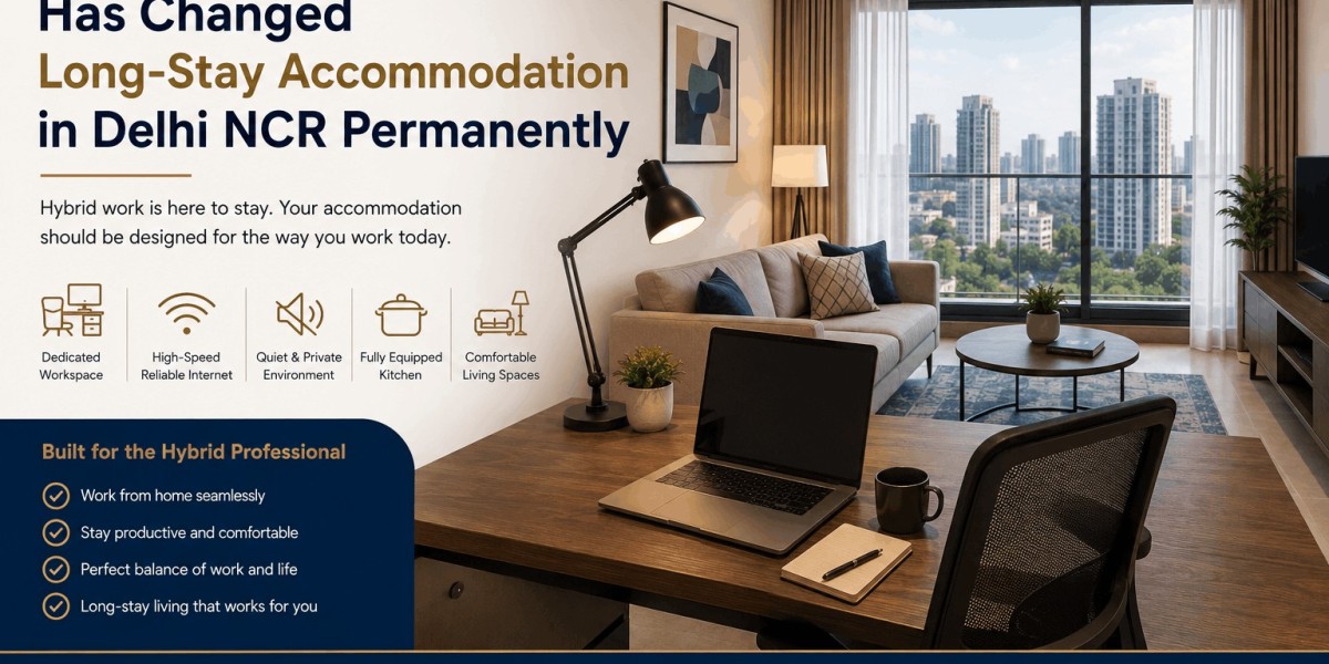 Delhi NCR Hybrid Work Culture Long Stay Accommodation Evolution