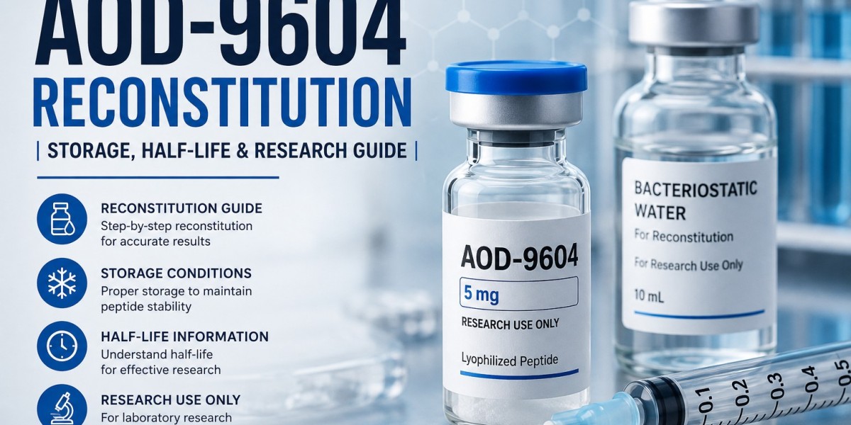 AOD-9604 Peptide Reconstitution: Understanding Acetic Acid, Solubility, Storage, and Stability