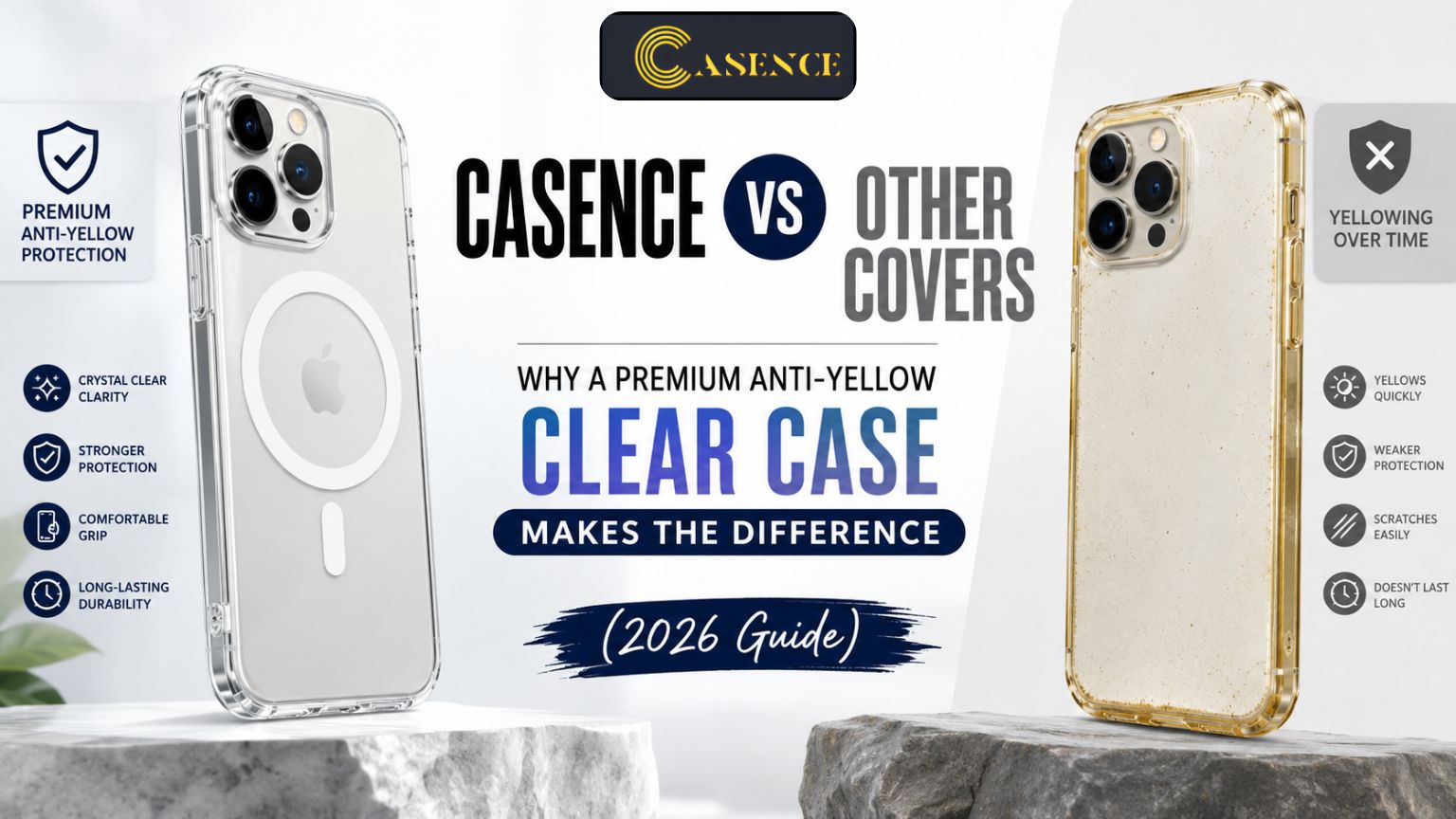 Casence vs Other Covers – Why Choose an Anti-Yellow Phone Case?  – casence