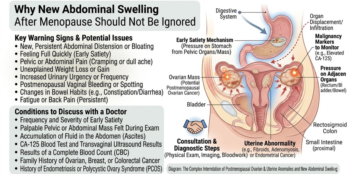 Why New Abdominal Swelling After Menopause Should Not Be Ignored