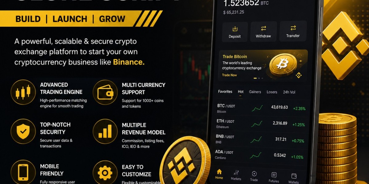 Launch Your Crypto Exchange with a Ready-to-Deploy Binance Clone Script
