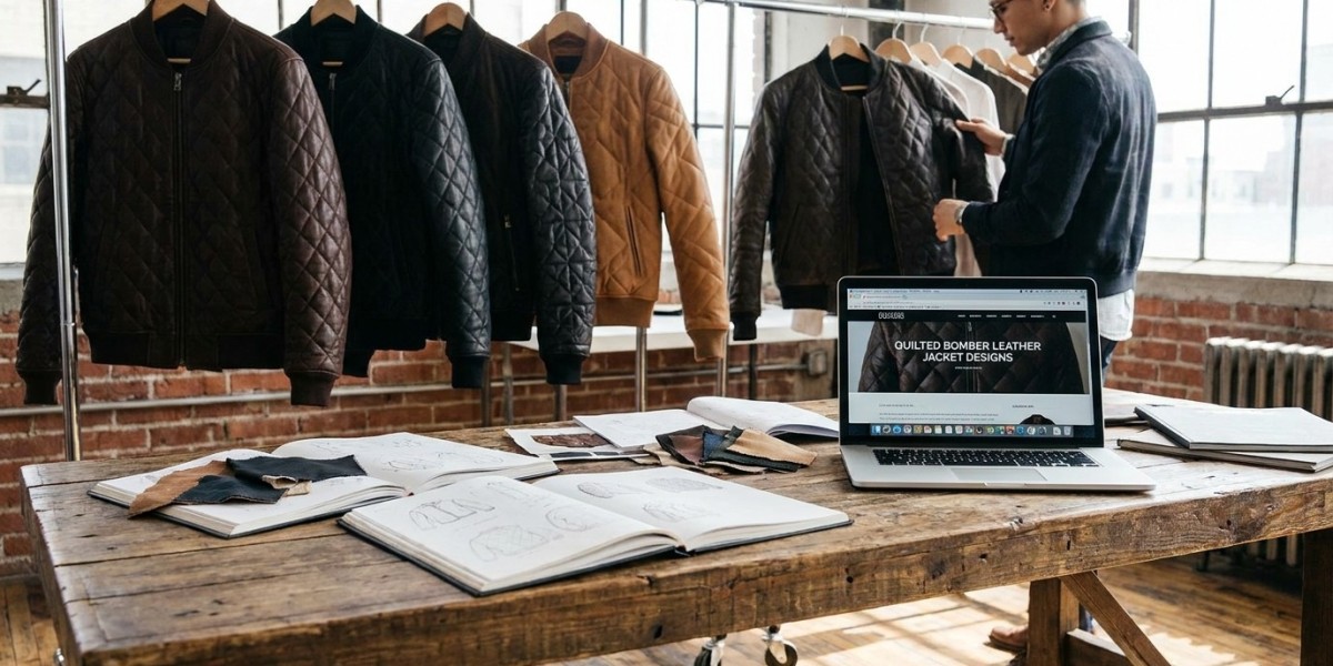 Quilted Bomber Leather Jacket Designs for Elevated Streetwear