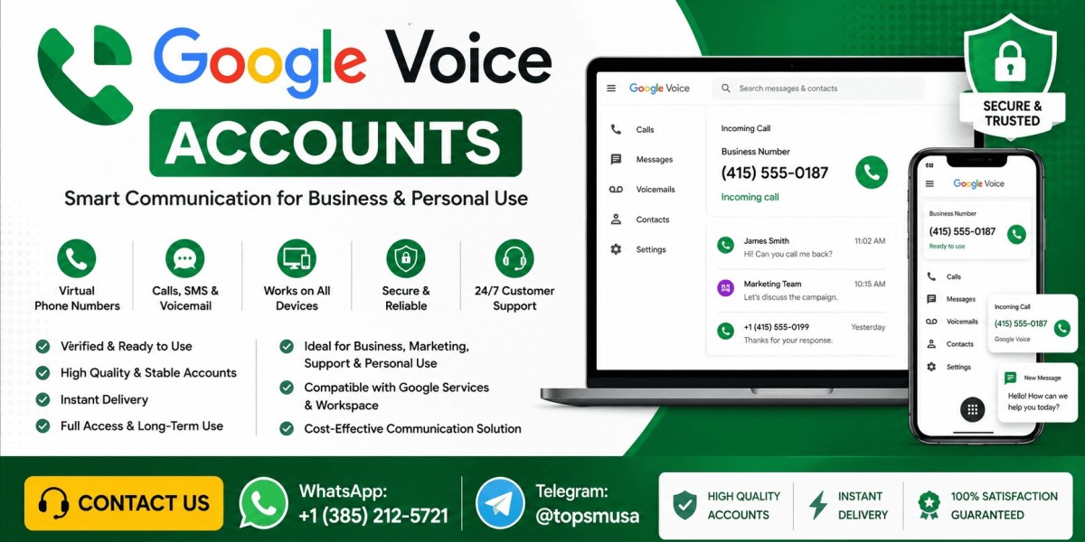 Buy Google Voice Accounts – Secure, Reliable & Ready to Use